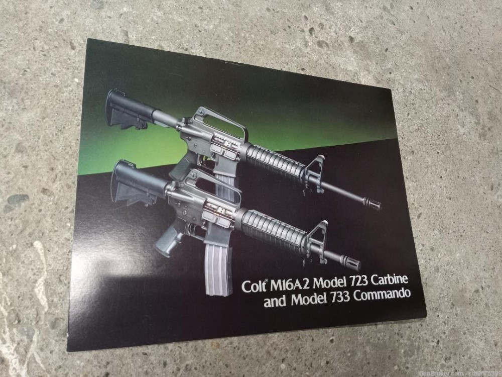 Colt M16A2 Model 723 Carbine and Model 733 Commando Specifications-img-0
