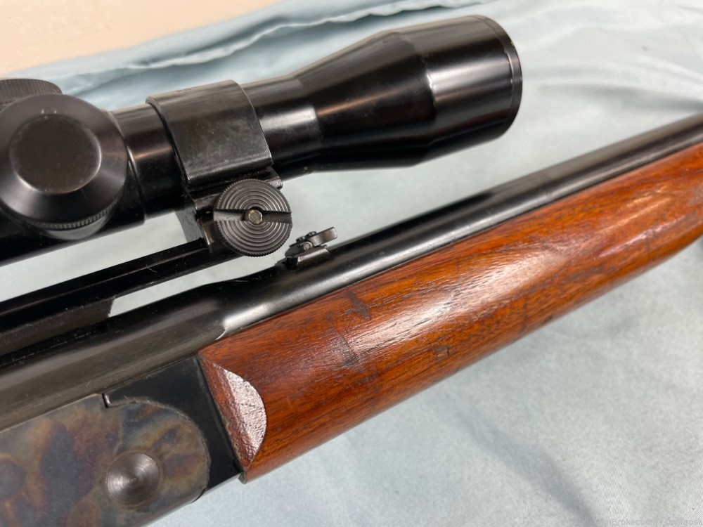 Vintage H&R Topper 158 Single Shot .22 Remington Jet + Scope RARE!  (ks) -img-37