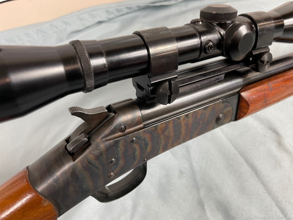 Vintage H&R Topper 158 Single Shot .22 Remington Jet + Scope RARE!  (ks) -img-27