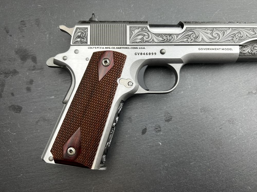 FACTORY 2ND - Colt 1911 Custom Engraved Regal by Altamont .38 Super-img-9