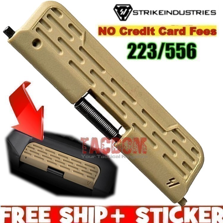 Strike Industries Ultimate Dust Cover FDE Capsule AR15 UDC Double Seal-img-0