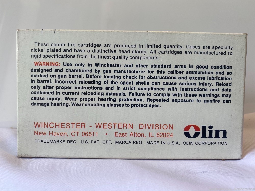 NEW OLD STOCK - Winchester Legendary Frontiersmen 38-55Win 255gr Soft Point-img-3