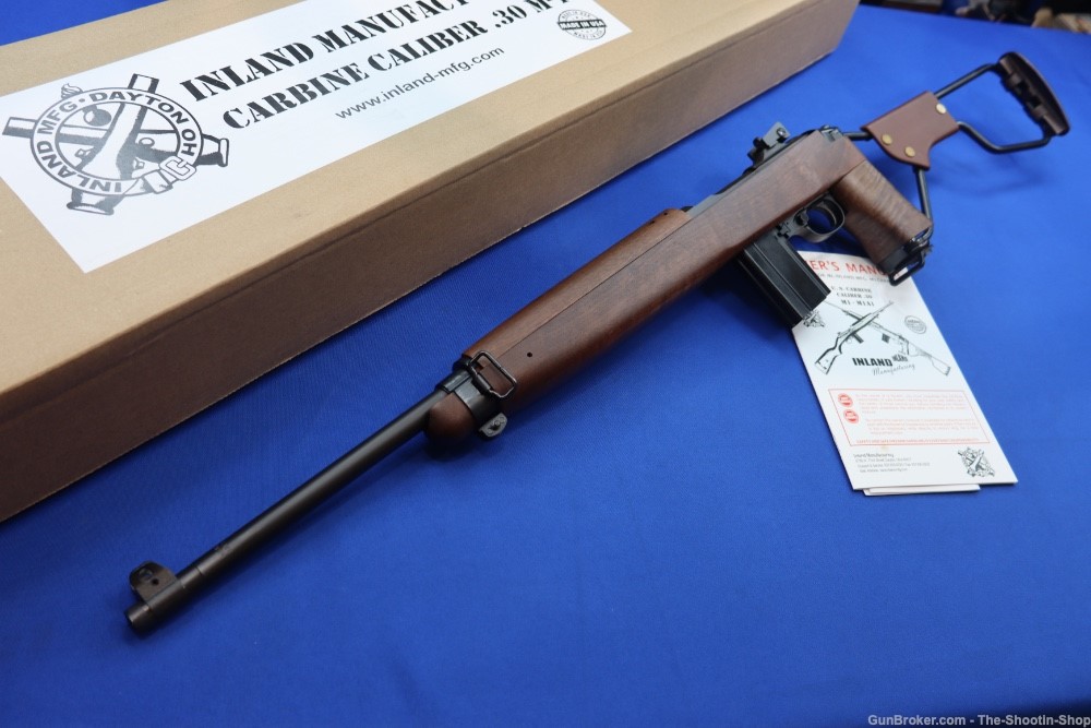 Inland Mfg Model M1 Carbine PARATROOPER Rifle 30 Carbine 15RD 18" Semi Auto-img-20
