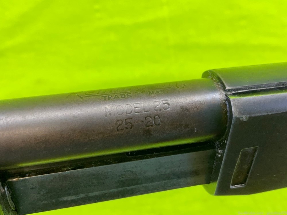 Remington Model 25 Pump Action 25 WCF 25-20 Winchester Grooved For Scope-img-30
