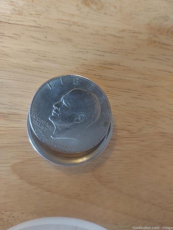 Eisenhower Ike Dollar Opium Dollar - Hollowed Locket Smuggler Box Coin (E2)-img-1