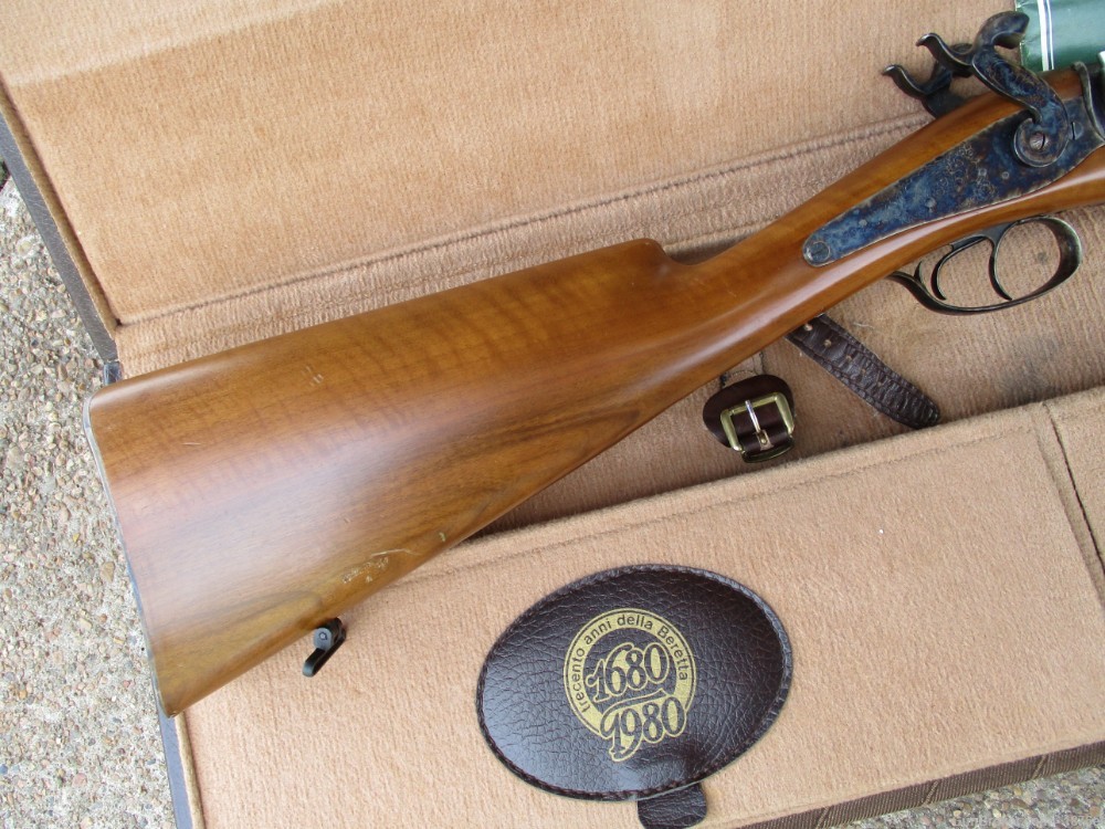 Beretta 1680-1980 Commemorative Black Powder Percussion O/U 12ga Shotgun -img-13