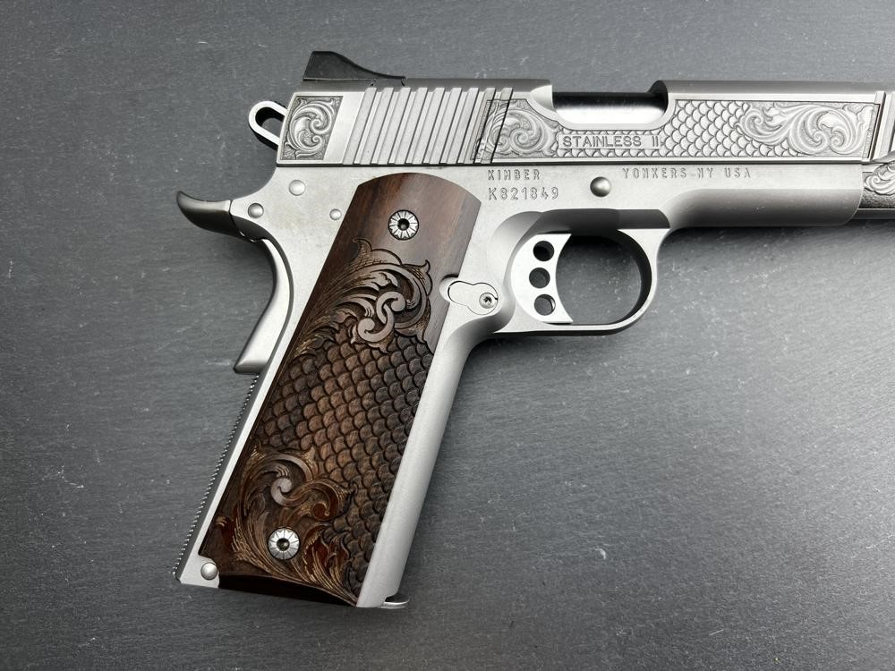 FACTORY 2ND - Kimber 1911 Custom Engraved Royal Snake Scale by Altamont-img-10