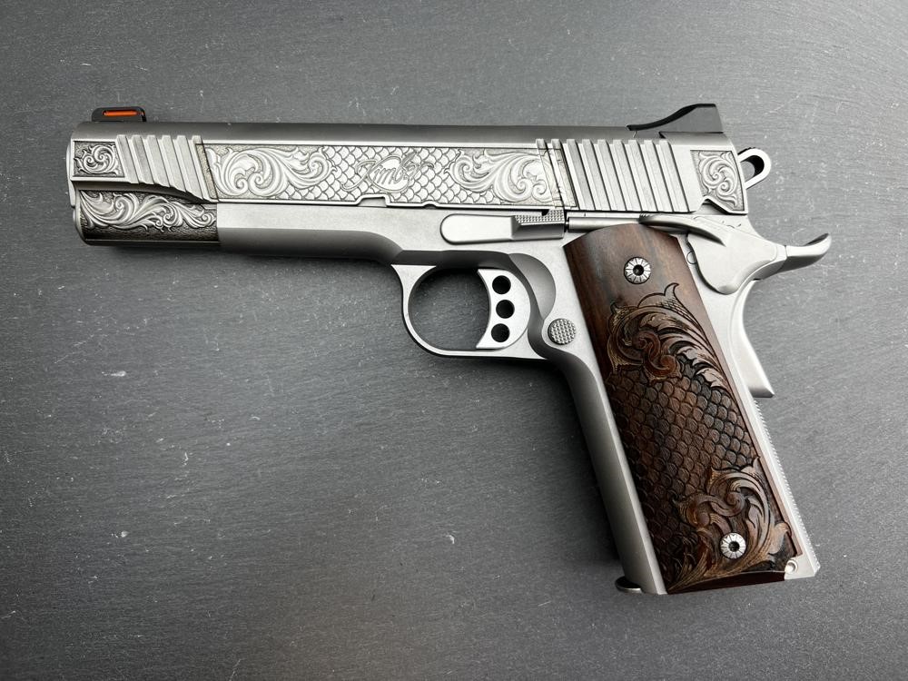 FACTORY 2ND - Kimber 1911 Custom Engraved Royal Snake Scale by Altamont-img-0