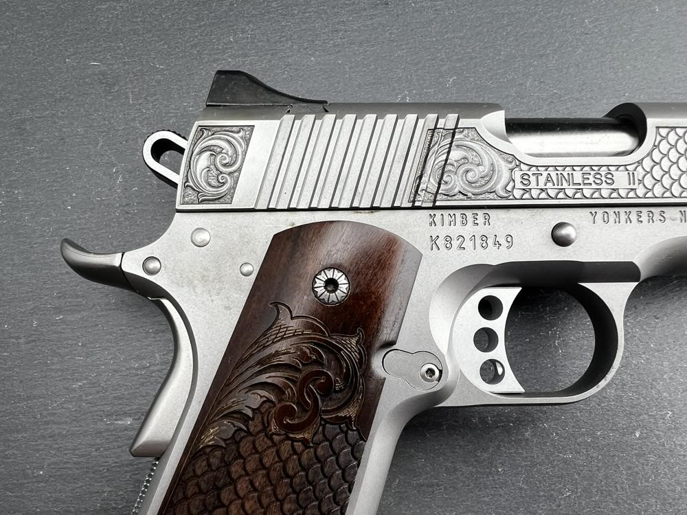 FACTORY 2ND - Kimber 1911 Custom Engraved Royal Snake Scale by Altamont-img-9