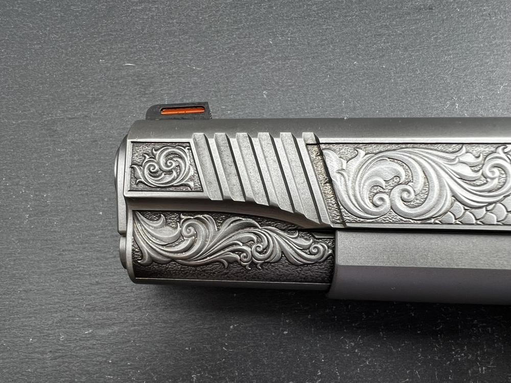 FACTORY 2ND - Kimber 1911 Custom Engraved Royal Snake Scale by Altamont-img-1