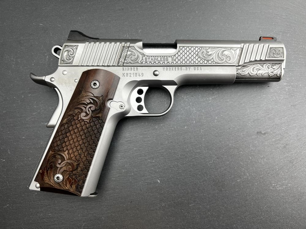 FACTORY 2ND - Kimber 1911 Custom Engraved Royal Snake Scale by Altamont-img-6