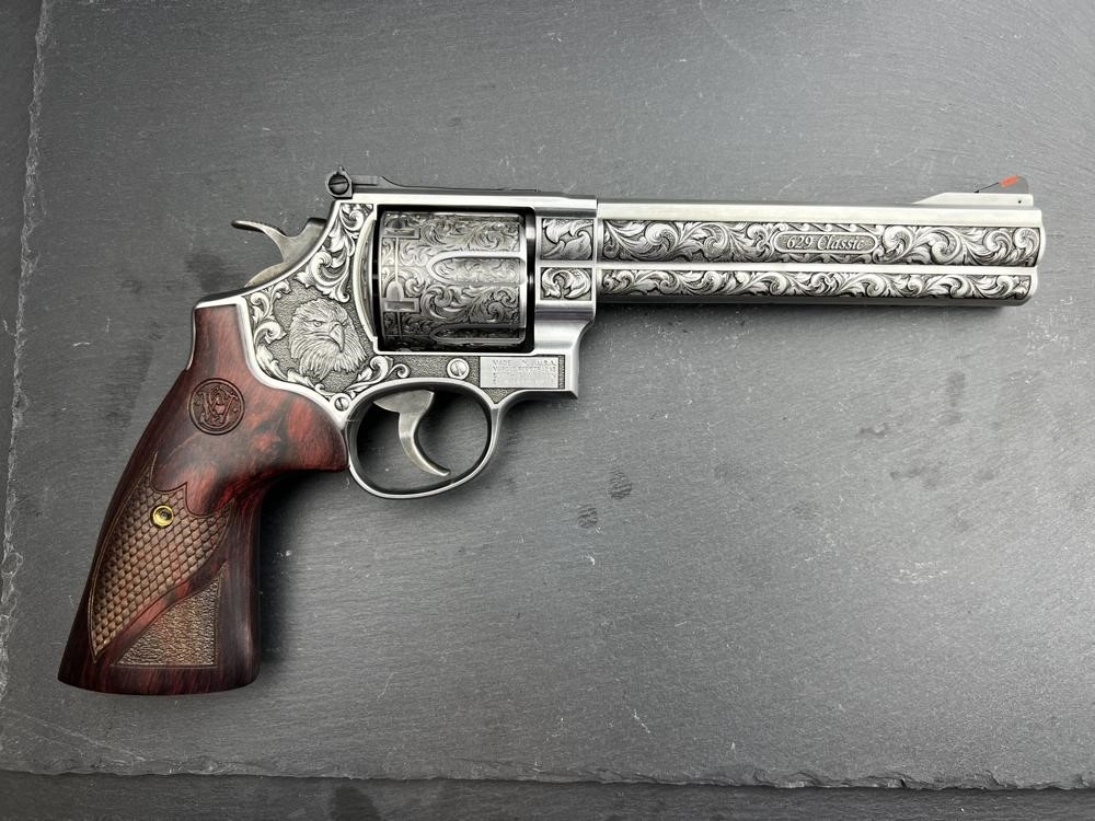 FACTORY 2ND - Smith & Wesson Model 626 ALTAMONT Rising Eagle Engraved M629-img-6