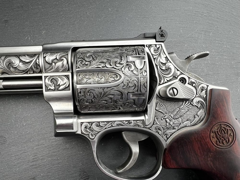 FACTORY 2ND - Smith & Wesson Model 626 ALTAMONT Rising Eagle Engraved M629-img-3