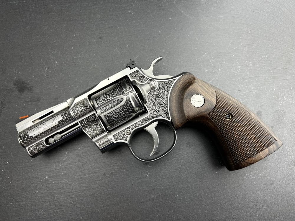 FACTORY 2ND - Colt Python 2020 ENGRAVED Royal Snake Scale by Altamont 3"-img-8
