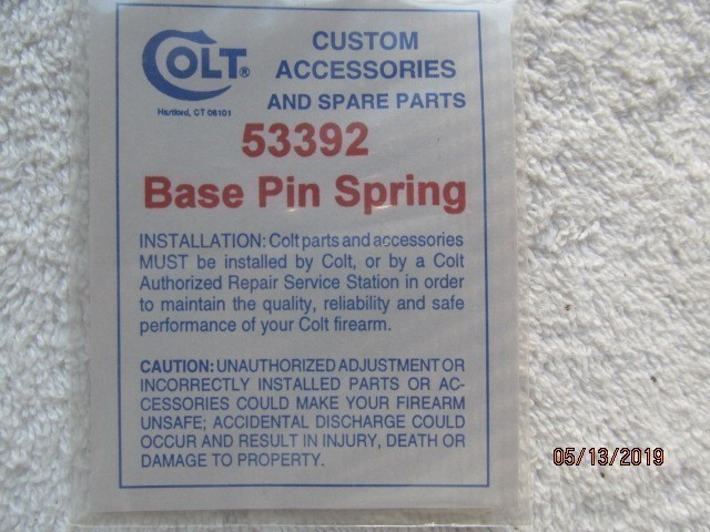 Colt SAA Base Pin Spring #53392-img-0