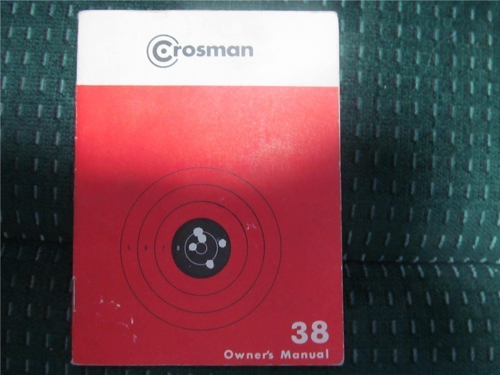 Crosman Model 38 Owner's Manual-img-0