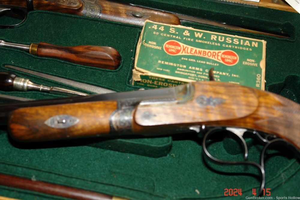 Rare Gastinne-Renette Dueling Pistols 44 Russian Pristine condition  -img-11
