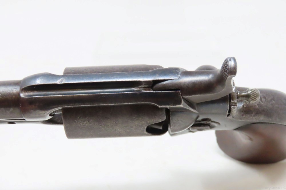 Antique Post-CIVIL WAR COLT Model 1855 “ROOT” Side-Hammer POCKET Revolver  -img-7
