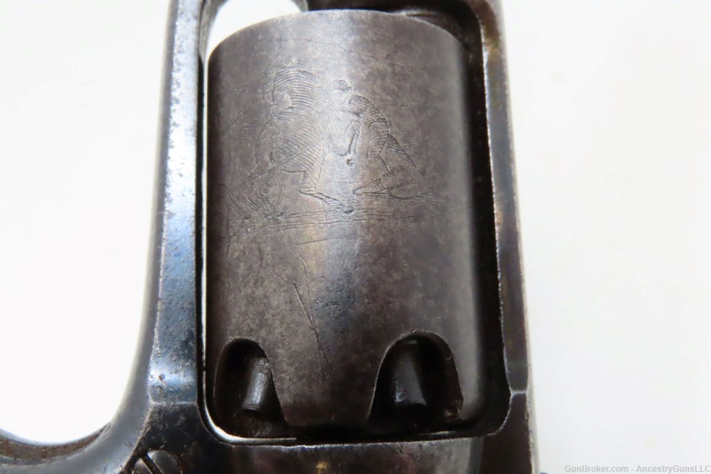 Antique Post-CIVIL WAR COLT Model 1855 “ROOT” Side-Hammer POCKET Revolver  -img-15