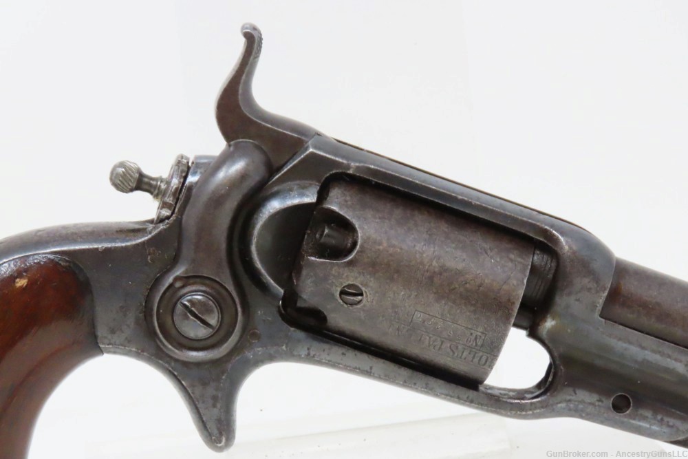 Antique Post-CIVIL WAR COLT Model 1855 “ROOT” Side-Hammer POCKET Revolver  -img-3
