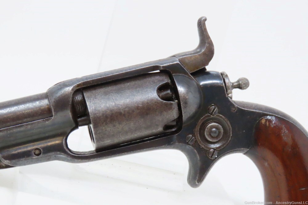 Antique Post-CIVIL WAR COLT Model 1855 “ROOT” Side-Hammer POCKET Revolver  -img-18