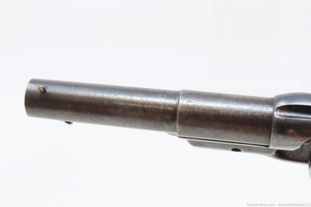 Antique Post-CIVIL WAR COLT Model 1855 “ROOT” Side-Hammer POCKET Revolver  -img-9