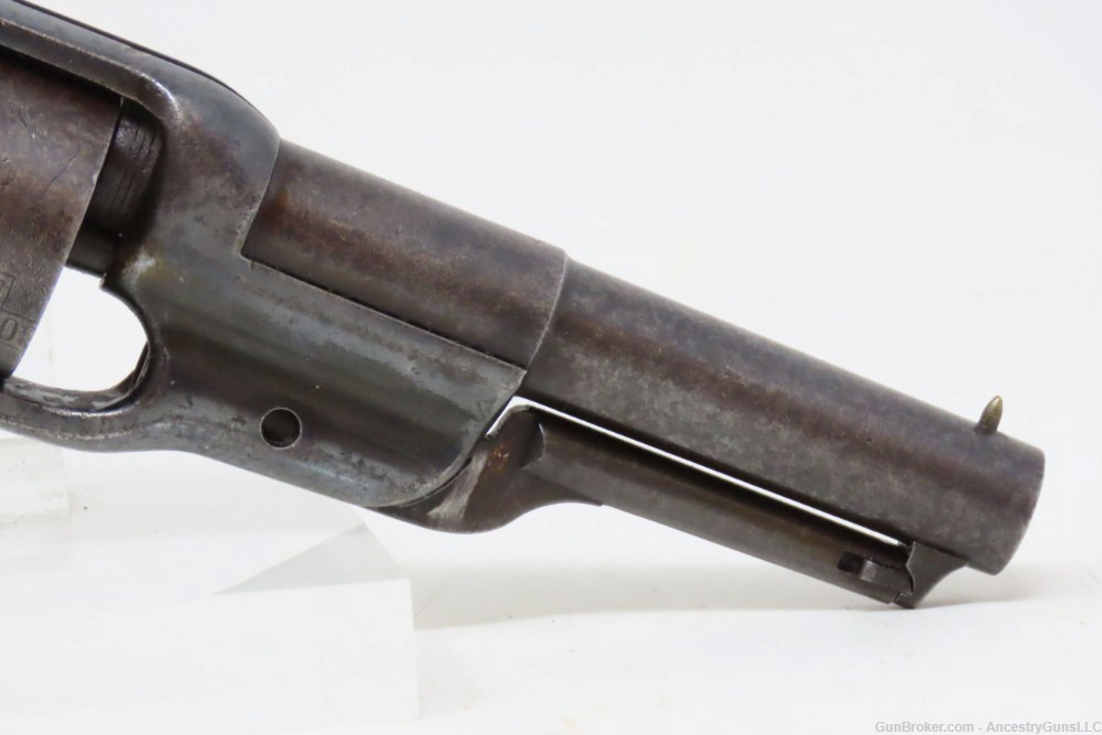 Antique Post-CIVIL WAR COLT Model 1855 “ROOT” Side-Hammer POCKET Revolver  -img-4
