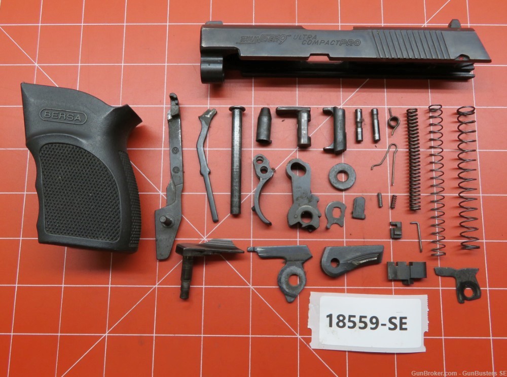 Bersa Thunder 9 Ultra Compact Pro 9mm Repair Parts #18559-SE-img-1