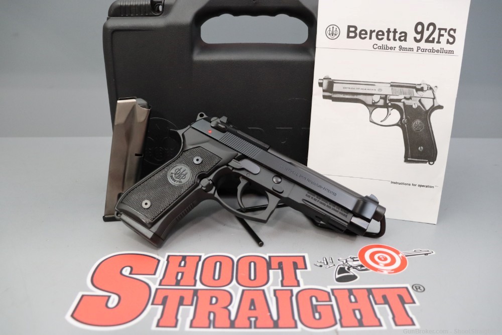 Beretta 92FS 9mm 4.9" w/case-img-0