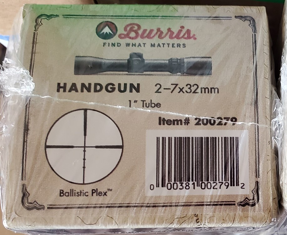 Burris 2-7x32mm Handgun Scope w/ Ballistic Plex reticle-img-4