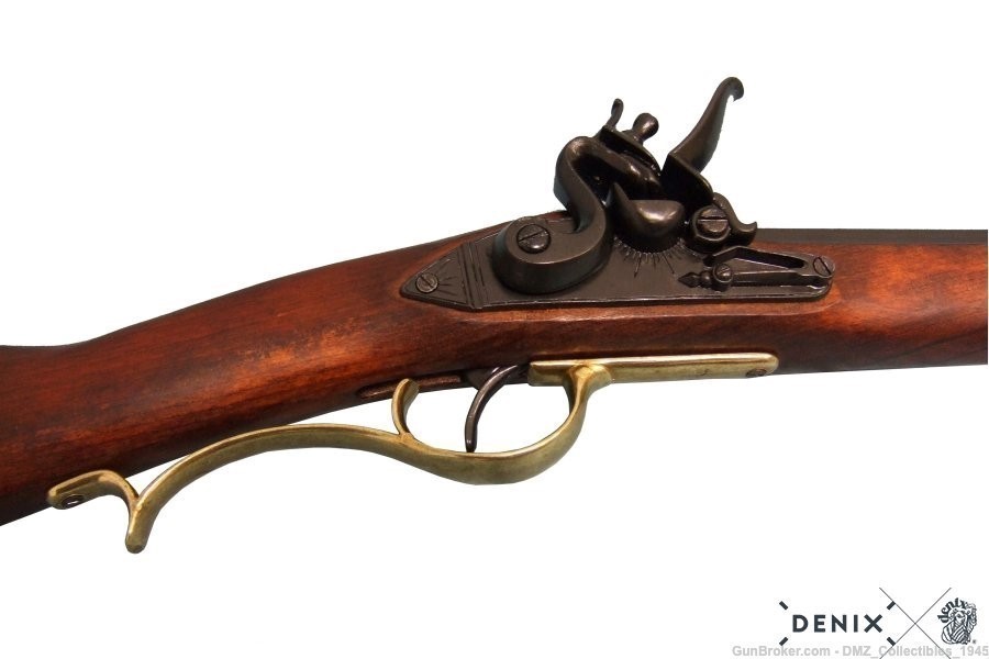 Old West Kentucky Long Rifle Non Firing Replica by Denix-img-1