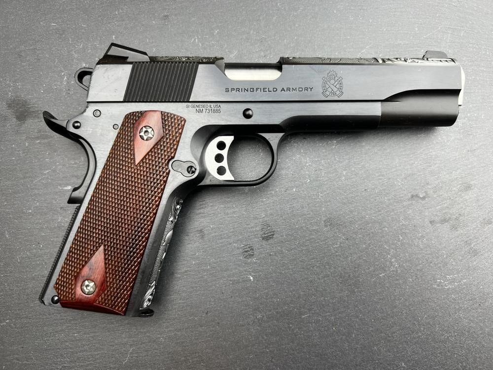 FACTORY 2ND - Springfield 1911 Custom Engraved D-Day Commemorative Altamont-img-5