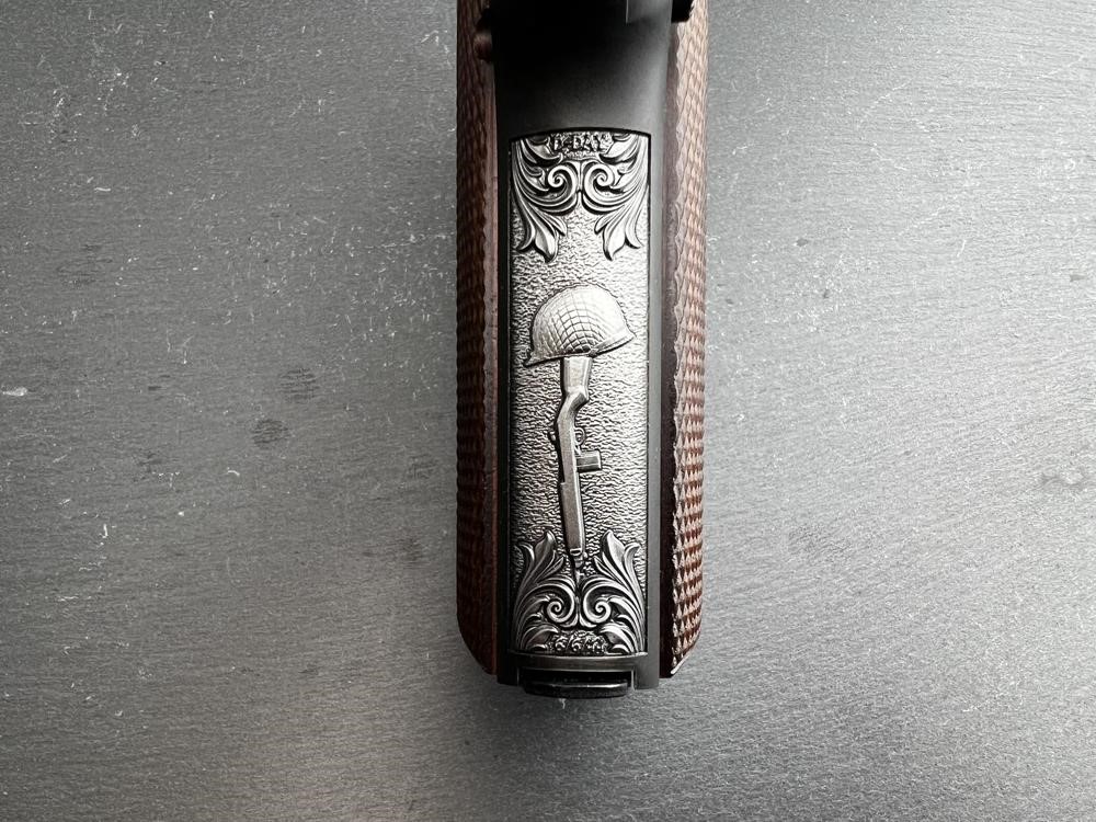 FACTORY 2ND - Springfield 1911 Custom Engraved D-Day Commemorative Altamont-img-4