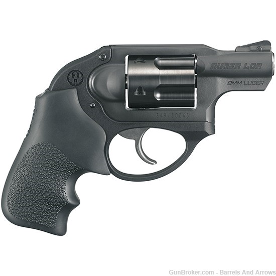 Ruger 5456 LCR Revolver 9MM, 1.875 in, DAO, Rubber MoNogrip, 5 Rnd, Compact-img-0