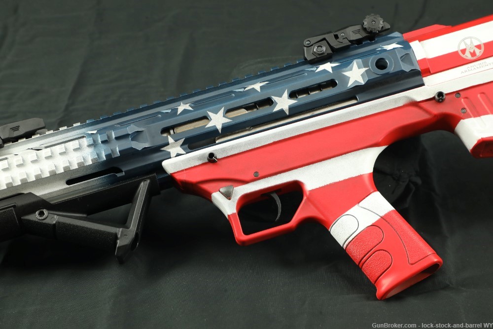 Anubis Armaments VEZiR Arms Carrera B100 12G American Flag Bullpup Shotgun-img-10