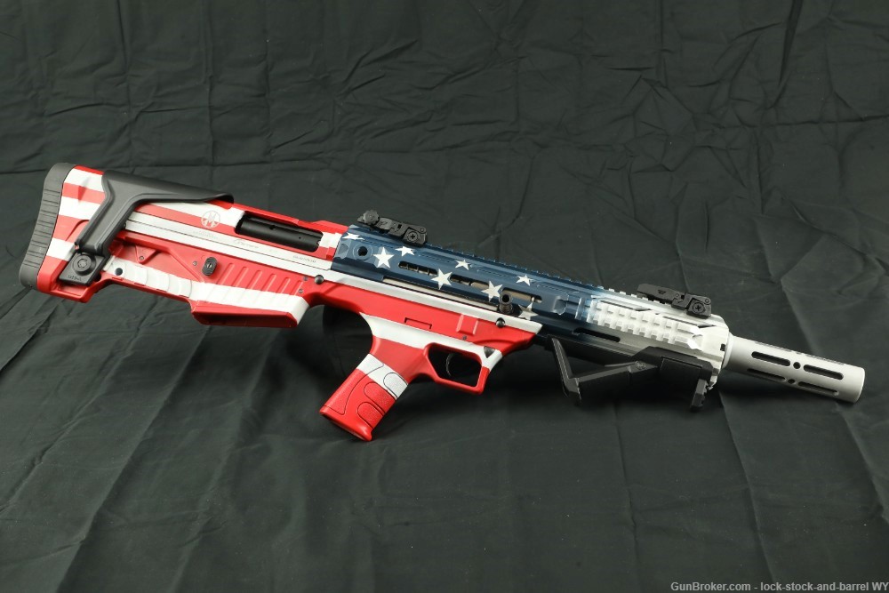 Anubis Armaments VEZiR Arms Carrera B100 12G American Flag Bullpup Shotgun-img-3