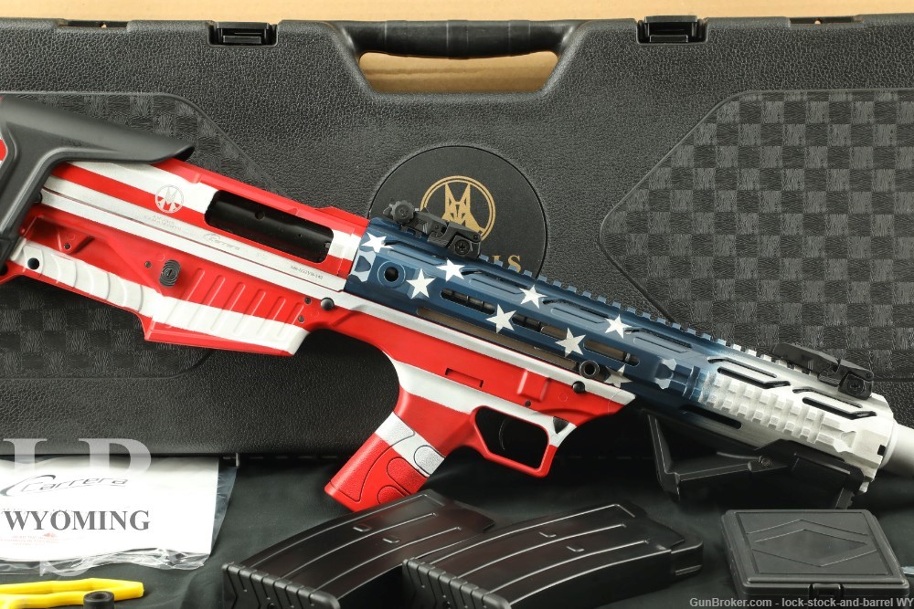 Anubis Armaments VEZiR Arms Carrera B100 12G American Flag Bullpup Shotgun-img-0