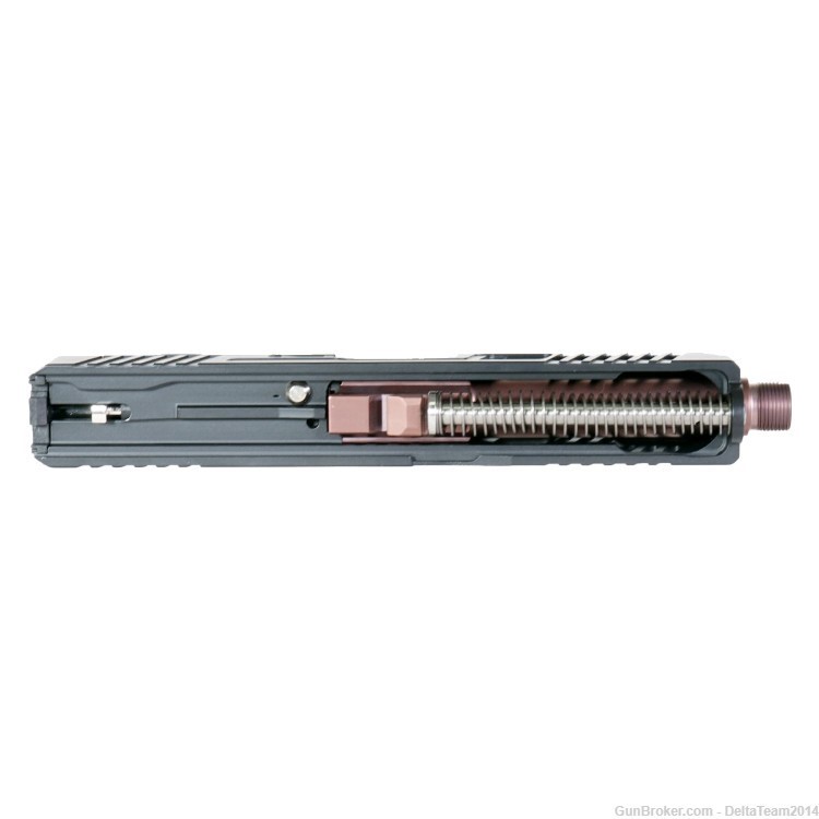 Complete Slide for Glock 19 - Match Grade PVD Copper Threaded Barrel-img-2