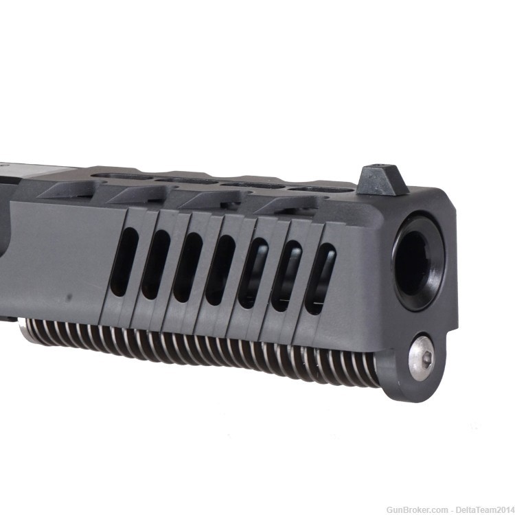 Complete Slide for Glock 19 - Lightning Cut RMR Black Nitride Slide-img-4