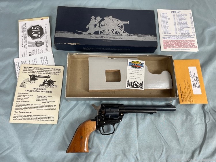 Heritage Rough Rider Revolver .22LR / 6.5" + Box-img-13