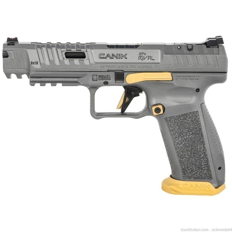 Canik SFx Rival 9mm Luger Semi Auto Pistol Gray HG6610T-N-img-0