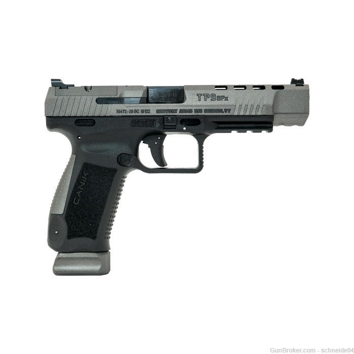 Canik TP9 SFx Pistol 9MM 5.2 bbl 20+1 RD Tungsten/Black-img-0