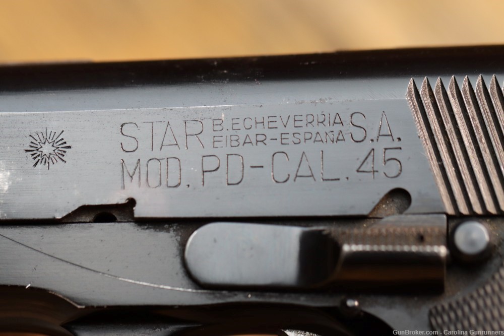 Star Model PD 4" .45 ACP Compact Single Action Semi-Automatic Pistol 1977-img-7