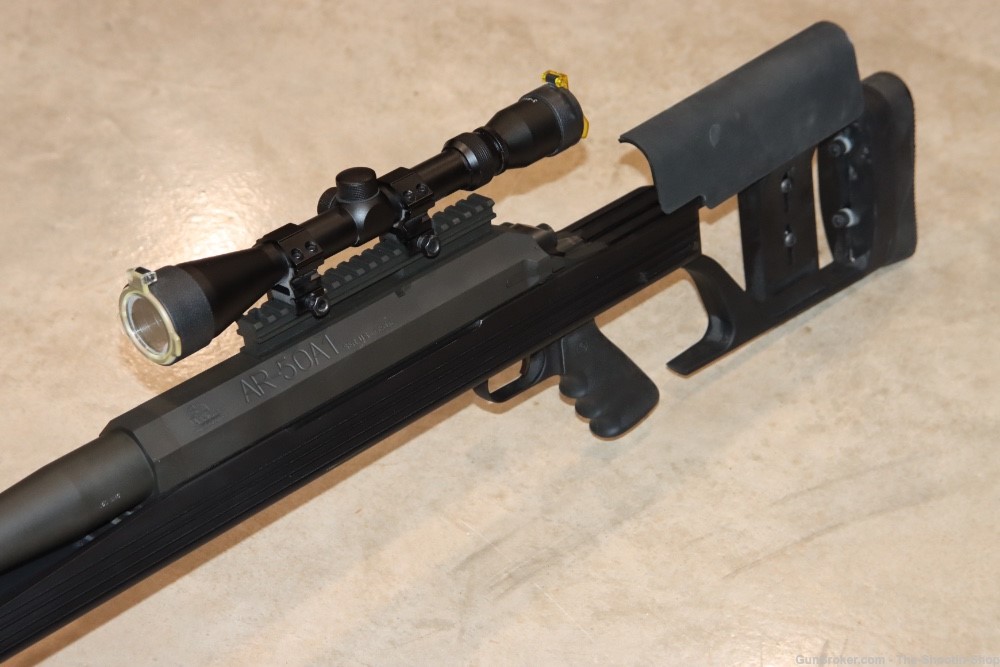 Armalite Model AR-50 Rifle 50 BMG 30" Bipod AR50 50BMG w/ Scope BA 50CAL NR-img-15