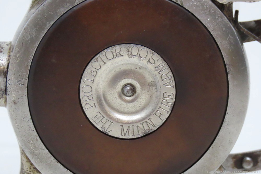 RARE Antique MINNEAPOLIS FIREARMS Co. “The Protector” PALM PISTOL Revolver -img-2