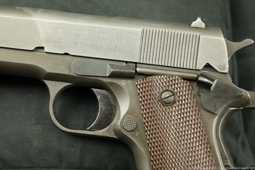 US Army WWII Remington Rand Model 1911A1 Type 3 .45 ACP 5" Semi-Auto Pistol-img-21