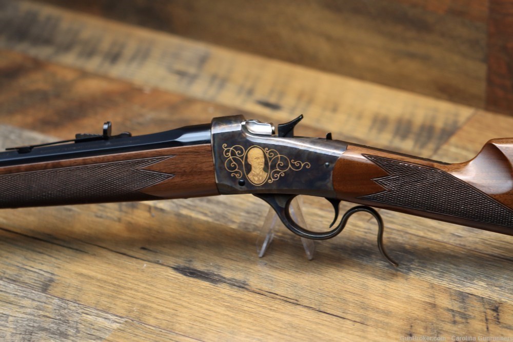 Winchester 1885 High Grade Low Wall .17 HMR John Browning Commemorative -img-9