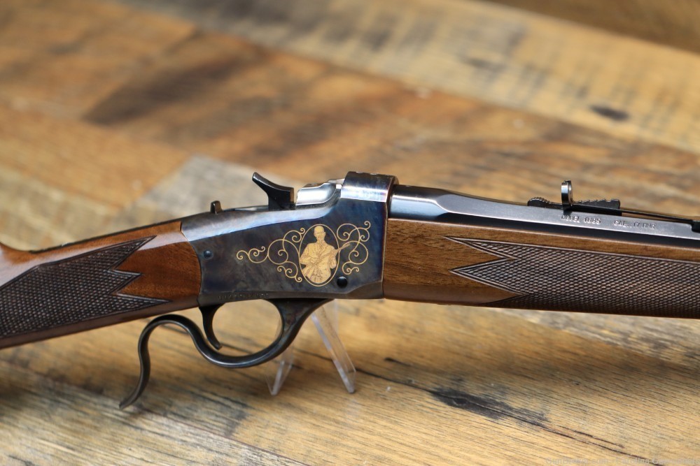 Winchester 1885 High Grade Low Wall .17 HMR John Browning Commemorative -img-3