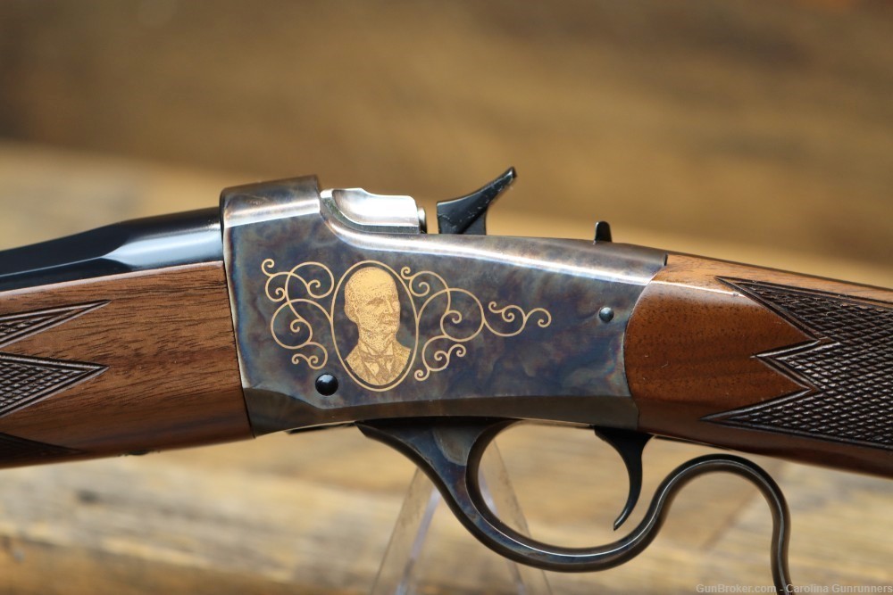Winchester 1885 High Grade Low Wall .17 HMR John Browning Commemorative -img-17