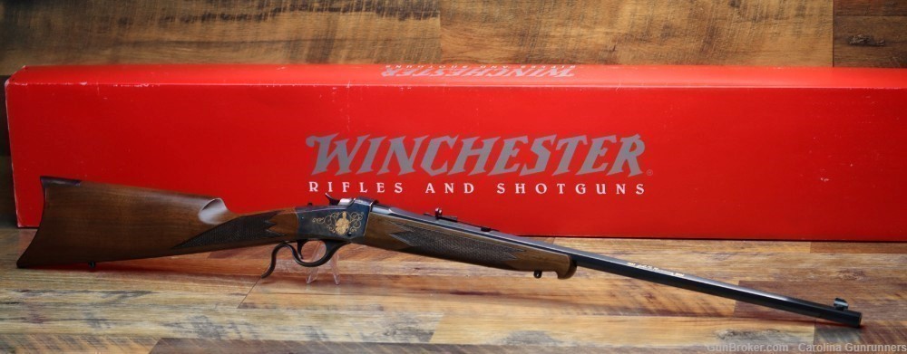 Winchester 1885 High Grade Low Wall .17 HMR John Browning Commemorative -img-1